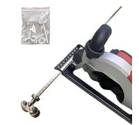 Guida al posizionamento | Strumento per misuratore regolabile da 60 cm | Guida al taglio della circolare per la lavorazione del legno di precisione, costruzioni metalliche, bricolage, carpenteria