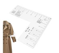 Guida al righello della maglietta, righello della maglietta acrilica - Guida alle regole della maglietta della pressa a caldo | Accessori per pressa a caldo in acrilico, Macchina per T-shirt, scollo a