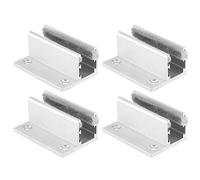 Guida al rullo del pavimento della porta ruota regolabile per il tappo di swing della porta automatica - materiale in lega di alluminio [Office di casa] 4pcs