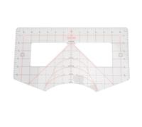 Guida al sovrano della maglietta acrilica - Strumento di calibrazione e misurazione per la creazione di motivi, il disegno, le alterazioni