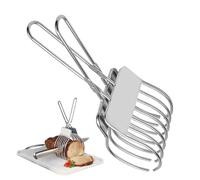 Guida al taglio della carne - Carrier 'olio per decidere | Viandse pettine | Pinze per torrefazione portatili e carne | Utensili da cucina robusti, tazza di perforazione del pane multifunzionale