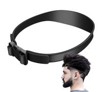 Guida al taglio - Stencil di rasatura della scollatura con bande di taglio in silicone e curve | Utensili per taglierina, guide per la barba, guida per il taglio dei capelli regolabile