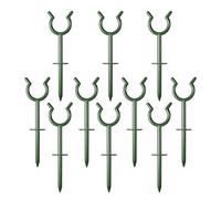 Guida al tubo Stakes - 7,48x1,5 pollici Spike di supporto per tubo per prato e giardino di risparmio, 10 pezzi irrigazione con design resistente alla ruggine durevole, guide man