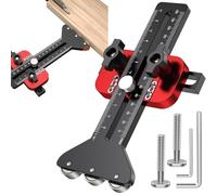 Guida alla a tabella a fiocronatura sottile - regolabile 9.84x5.51x1.97in in lega di alluminio, guida per pianificatore di precisione, accessorio per recinzione con a tripla puleggia | Ca