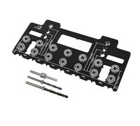 Guida Alla Foratura Del Perno Per Mensola In Alluminio Da 1/4 Pollice Maschera Precisione Modelli Montaggio Armadi Strumento La Lavorazione Del Legno