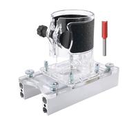 Guida alla fresa, supporto scanalato per taglierini, supporto per fresa per scanalature, per officina, lavorazione del legno, hobby, scavo, fresatura scanalatura, incisione