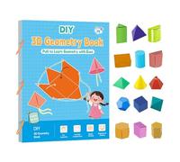 Guida Alla Geometria | Libro Didattico Con Cordino Per Apprendere La Geometria | Strumento Studio Matematica per Sviluppare Pensiero Logico e Ragionamento per Casa Scuola Asilo e Viaggi