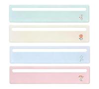 Guida alla linea per Mahjong, set di 4 pezzi, leggero e facile da usare, righello per carte Mahjong per principianti, per famiglia, viaggi, e serate di gioco