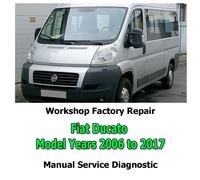 Guida alla manutenzione del servizio dell'officina del collegamento diagnostico automobilistico del motore di riparazione manuale di Ducato Factory per modelli 2006-2017
