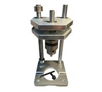 Guida alla perforazione di precisione regolabile in 1 pezzo Locatore di perforazione portatile Jig o strumento modello di lavorazione del legno per perforazione a foro diritto