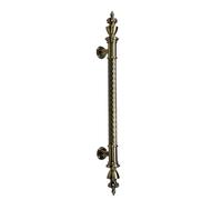 Guida alla porta scorrevole in acciaio inossidabile maniglia della porta, manico a doppia parte della porta H per porte in vetro/porta/porta del bagno in legno/porta del bagno (120 cm/47,24 ")