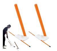 Guida alla pratica del golf - Correttore di posizione oscillante da golf | Allenatore di aerei swing da golf | Disco piano triangolare con correzione angolare regolabile | Attrezzature per la pratica