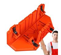 Guida alla scatola per - Scatola per mitra per la lavorazione del legno, per il taglio di serraggio, supporto angolare di precisione, design compatto in ABS, strumento durevole per tagli