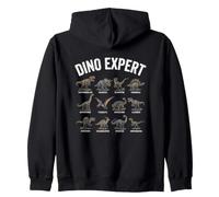 Guida alle Specie di Dinosauri Dino Expert per Bambini Felpa con Cappuccio