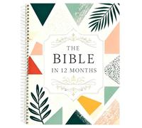 Guida allo studio biblico di 52 settimane: La Bibbia in 12 MESI - Diario di lettura delle Scritture a spirale, Piano di studio biblico annuale delle donne, Studio settimanale attraverso la Parola di