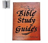 Guida allo studio biblico di 66 pagine, diario devozionale giornaliero, piano di studio biblico per donne, copertina in pelle PU A5, quaderno giornaliero basato sulla fede, per studio personale di