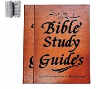 Guida allo studio biblico di 66 pagine, diario devozionale giornaliero, piano di studio biblico per donne, copertina in pelle PU A5, quaderno giornaliero basato sulla fede, per studio personale di