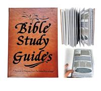 Guida allo studio biblico di 66 pagine, diario di studio biblico quotidiano per donne, quaderno basato sulla fede religiosa, diario devozionale quotidiano, taccuino con copertina in pelle PU per note