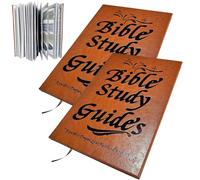 Guida allo studio biblico di 66 pagine, guida riassuntiva del libro biblico, piano di studio, guida allo studio biblico etichettabile di 66 pagine (2 pezzi)