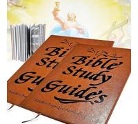 Guida allo studio biblico di 66 pagine, quaderno per lo studio della Bibbia per principianti, diario devozionale quotidiano, riflessioni di preghiera quaderno religioso con citazioni quotidiane delle