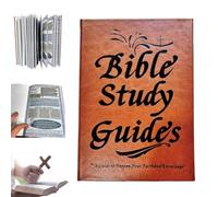 Guida allo studio biblico di 66 pagine, quaderno quotidiano per lo studio della Bibbia per principianti, strumento completo per lo studio delle Scritture con suggerimenti, riflessioni di preghiera