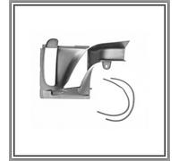 Guida Aria Inferiore Destra Paraurti Anteriore Land Rover Discovery V (L462)-(An