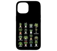 Guida botanica delle piante d'appartamento che purificano l'aria in vaso Custodia per iPhone 15