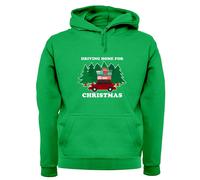 Guida Casa Per Natale - Adulti Felpa con Cappuccio/Maglione - Chris Rea Babbo