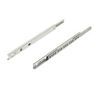 Guida cassetti a sfere a estrazione semplice 31-52 cm con scanalature