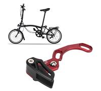 Guida Catena Bici ISCG03BB Protezione Catena Bicicletta a Disco Singolo Rosso in Lega di Alluminio per 30-40T Mountain Bike Bici da Strada