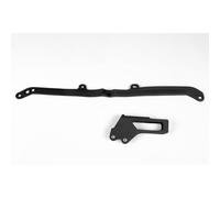 Guiacadenas+Placca UFO Yamaha Nero ya04801-001 per Moto Ricambi Ciclomotore