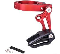 Guida catena per mountain bike CG02 con montaggio regolabile per 1 sistema di trasmissione, progettata per prevenire lo schiaffo della catena e migliorare le prestazioni su fuoristrada (CG02 Red)