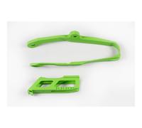 Guida Catene + Pattino UFO Kawasaki Verde KA04744-026 Per Moto Ricambi