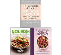 Guida completa al cancro al seno, Royal Marsden Cancer Cookbook [Copertina rigida] e Nourish The Cancer Care Cookbook 3 Libri Collection Set