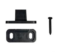 Guida da pavimento per porta scorrevole da pavimento, per bypass, armadi e porte a scomparsa per mantenere l'allineamento delle porte (nero)