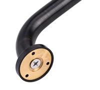 Guida da ponte esterna ferro nero opaco lunga durata per protezione tutto l'anno