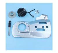 Guida della pompa dell'olio Barra interna del tappo della piastra Kit ingranaggio a vite senza fine for Husqvar 445 450 445E 450E Parte di ricambio for motosega