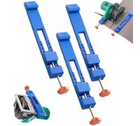 Guida di base per macchina da taglio regolabile, guida rapida per sega circolare, guida per sega circolare, guida di precisione per taglio e fresatura del legno (3 pezzi)