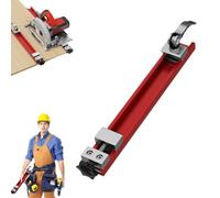 Guida di base per macchina da taglio regolabile, nuova guida per sega circolare per sega circolare per fresatura di posizionamento morsetto base guida di taglio del legno di precisione per utensili di