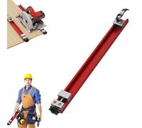 Guida di base per macchina da taglio regolabile, nuova guida per sega circolare per sega circolare per fresatura di posizionamento morsetto base guida di taglio del legno di precisione per utensili di