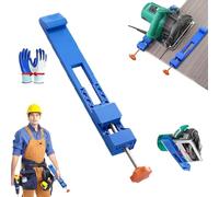Guida di base regolabile for macchina da taglio, guida di taglio rapida for segare circolare elettrica, morsetto di posizionamento for legno di precisione, progettato appositamente for tagli(1pcs)