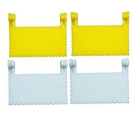 Guida di cucito-Clip-on a 4 pezzi, strumento di misurazione del bordo | Accessorio per sovraccarico leggero e di overlock di ago | Strumento per bordo di cucito fai -da -te per principianti che