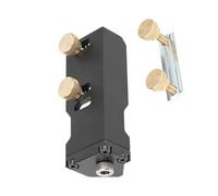 Guida di foratura portatile 10,5 x 3,8 x 5 cm, punzonatrice profilo in alluminio ad alta precisione | Utensili per trapano precisi per progetti in legno, metallo e fai da te | Utensili manuali