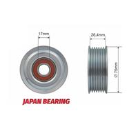 Rullo cinghia trapezoidale RNK-TY-008 NTY per TOYOTA LEXUS