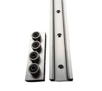 Guida di movimento lineare a doppio asse integrato SGR10N/SGB10 scorrevole binario scorrevole cuscinetto rulli due colori 1 pezzo (SilverSGB10-3RollerBlock)