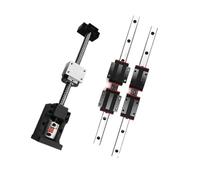 Guida di movimento lineare in miniatura Vite a sfera SFU2004 + binario lineare HGR25 + cursore HGH25CA + supporto finale BF15 + HM15-86 per sede motore Nema34 + accoppiamento (650 mm)