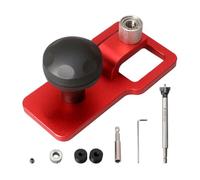 Guida di perforazione, modello hardware 'armadio, guida di foratura per fori dritti, guide di posizionamento del foro dritto portatile, per lavori di falegnameria, Bro