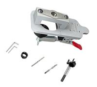 Guida di perforazione professionale della cerniera dell'armadio in alluminio include taglierina per fori da 35 mm per un'installazione accurata della porta Dispositivo di perforazione della cerniera