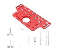 Guida di posizionamento trapano 2 in 1 localizzatore di foratura for ante di armadietti con cerniera(No Drill Bit Set)