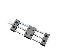 Guida di precisione manuale for asse X DX40/40A 40 * 40mm, guida a vite, regolazione fine della corsa della guida 'asse 20-95mm(DX40A-65)